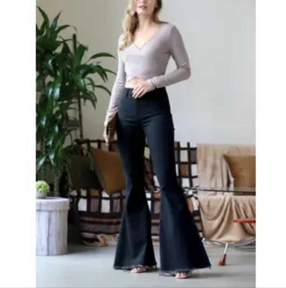 High rise super flare Jeans